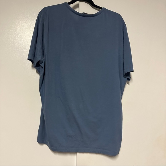 Robert Barakett Men's Henley Short Sleeve Cotton Light Blue Shirt Size XXL - Picture 8 of 8